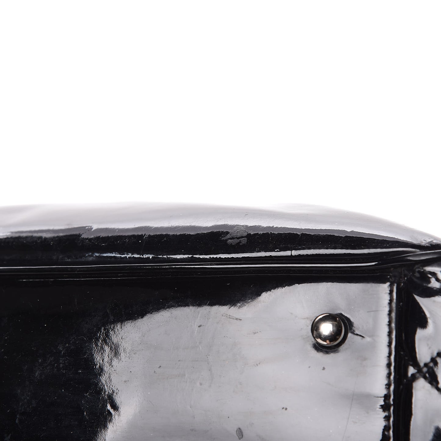 Vinyl XL Lipstick Tote Black