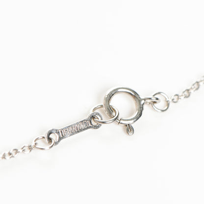 Tiffany 18K White Gold Diamond Paloma Picasso Double Loving Heart Necklace 4 of 5