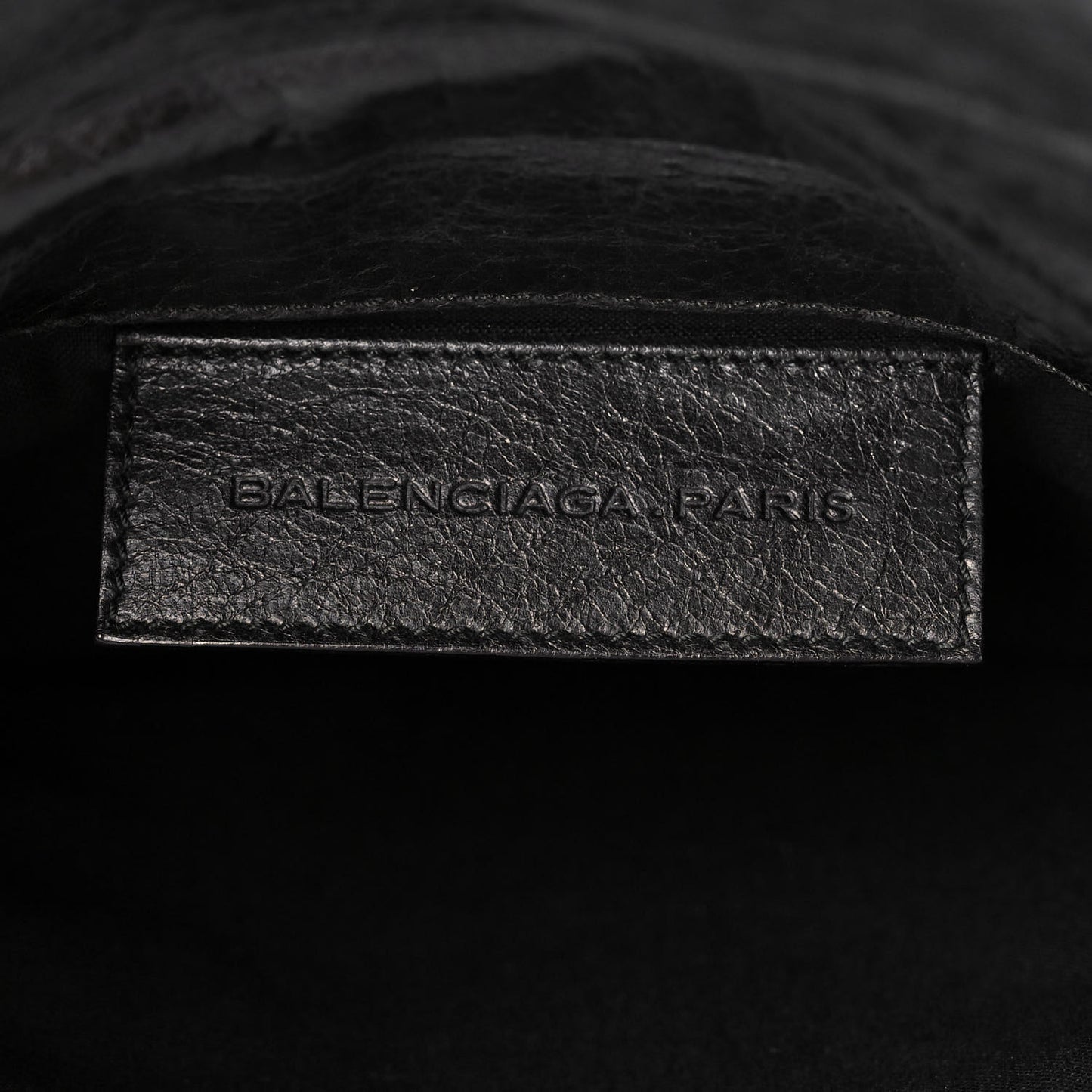 Agneau Giant 21 Silver Hardware Envelope Clutch Black