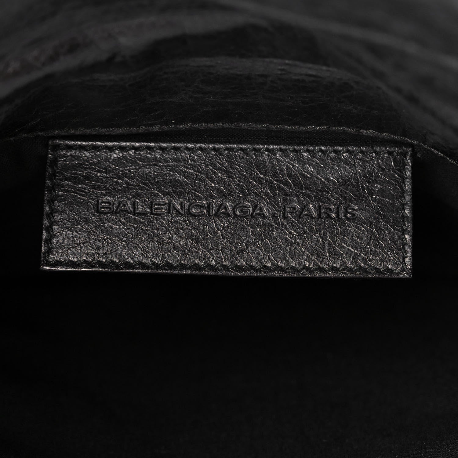Balenciaga Agneau Giant 21 Silver Hardware Envelope Clutch Black 6 of 10
