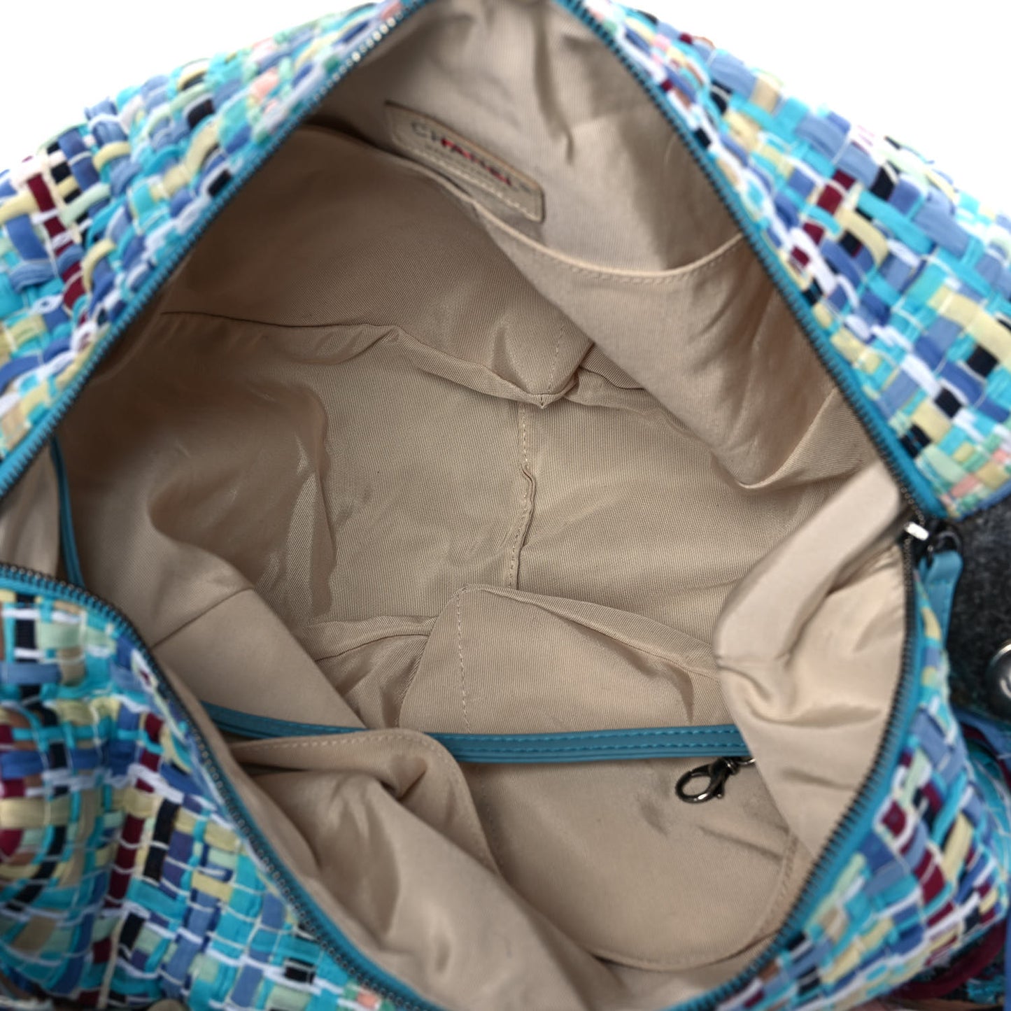 Tweed Fringe Hammock Hobo Bag Multicolor