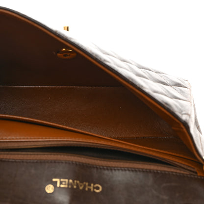 Chanel Lambskin Quilted Round Flap Brown 6 of 10