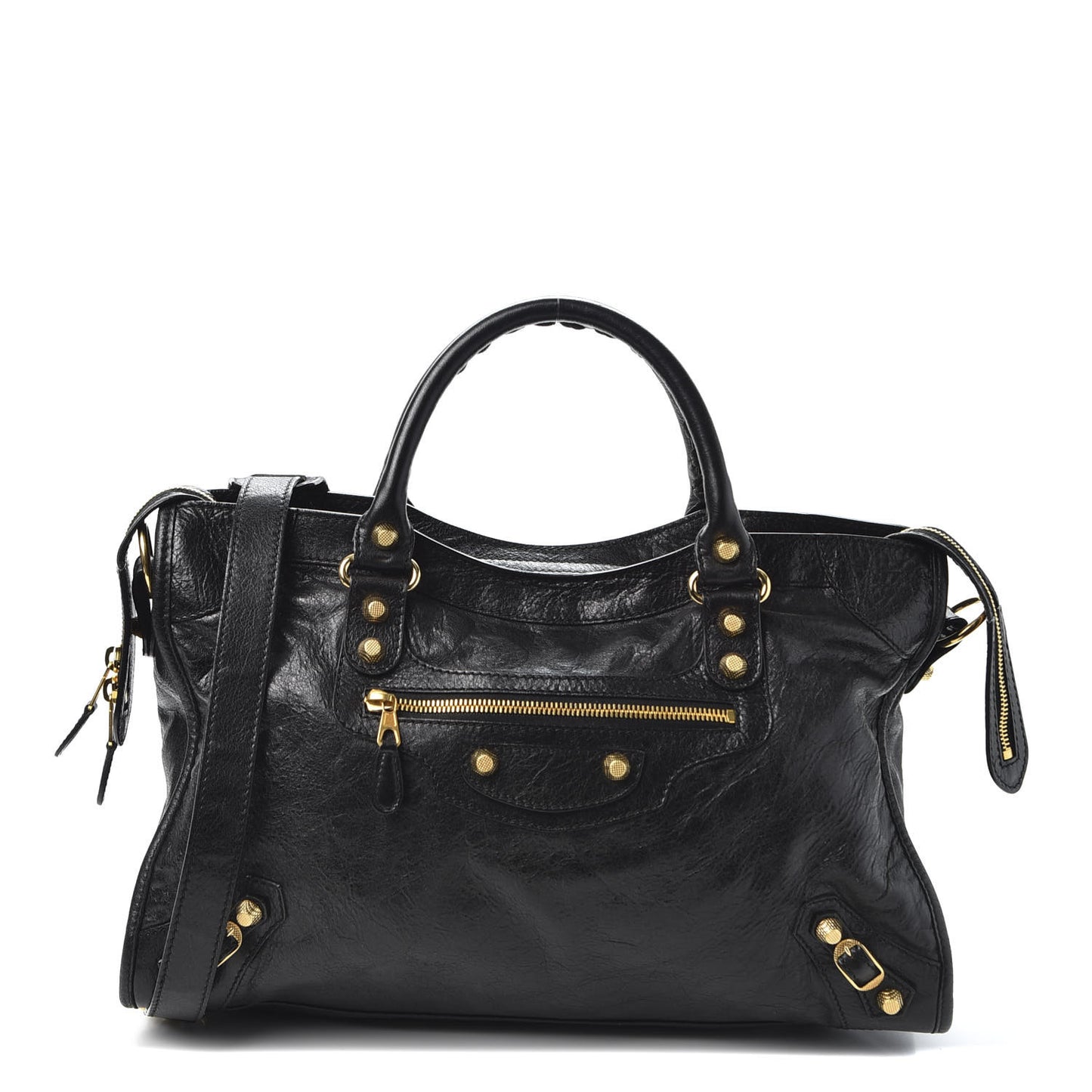 Agneau Giant 12 Gold Hardware City Black