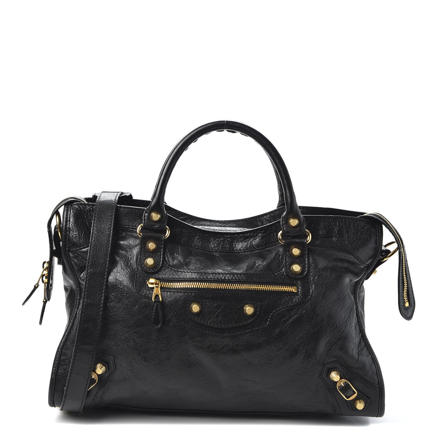 Balenciaga Agneau Giant 12 Gold Hardware City Black 1 of 9
