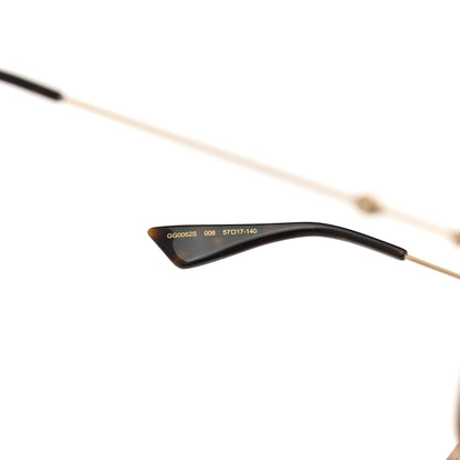 Gucci Web Aviator Sunglasses GG0062S Green Red 6 of 9