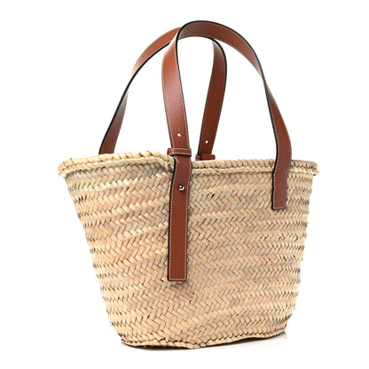 Loewe Raffia Large Basket Tote Bag Natural Tan 2 of 4