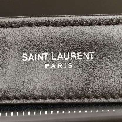 Saint Laurent Calfskin Y Quilted Monogram Toy Loulou Crossbody Bag Faggio 6 of 10