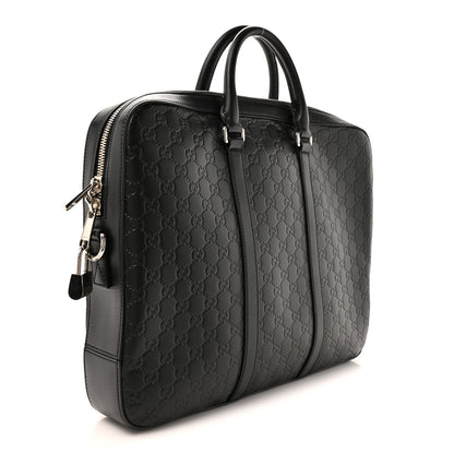Gucci Guccissima Signature Eden Briefcase Black 3 of 13