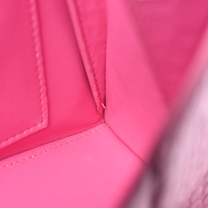 Balenciaga Shiny Calfskin Crocodile Embossed Small Hourglass Sling Shoulder Bag Baby Pink 10 of 15