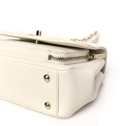 Chanel Caviar Quilted Small Business Affinity Flap White 9 of 10