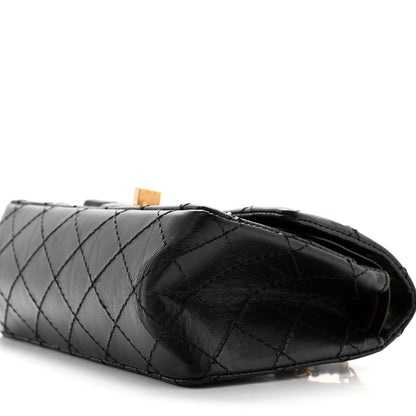 Chanel Aged Calfskin Lucky Charms 2.55 Reissue 224 Flap Black 10 of 11