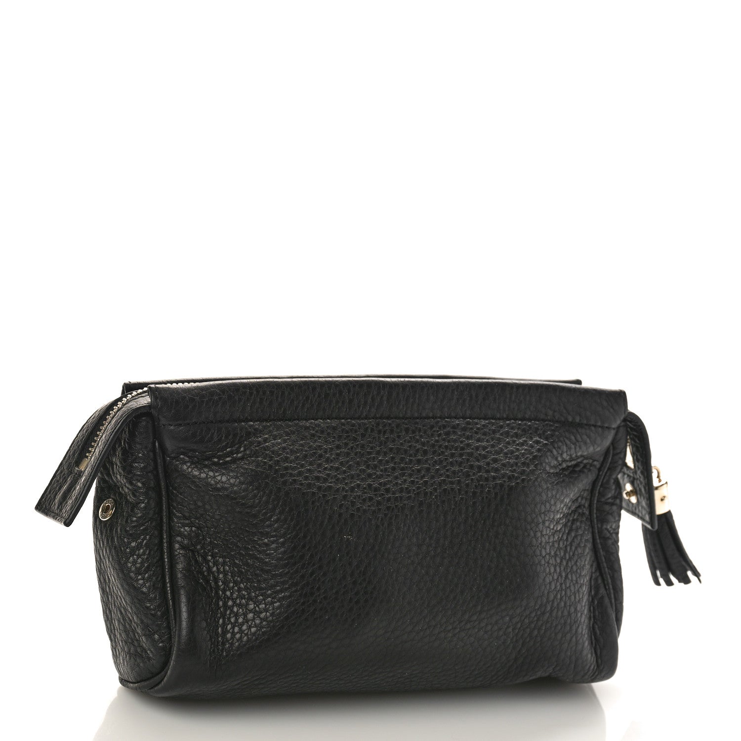 Gucci Pebbled Calfskin Soho Cosmetic Case Black 3 of 9