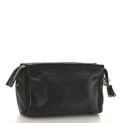 Gucci Pebbled Calfskin Soho Cosmetic Case Black 3 of 9