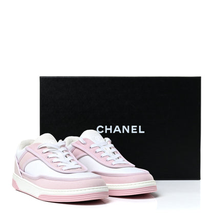 Chanel Fabric Womens Logo Sneakers 38 Light Pink 13 of 13