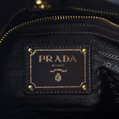 Prada Tessuto Nylon Gaufre Hobo Moro 8 of 10