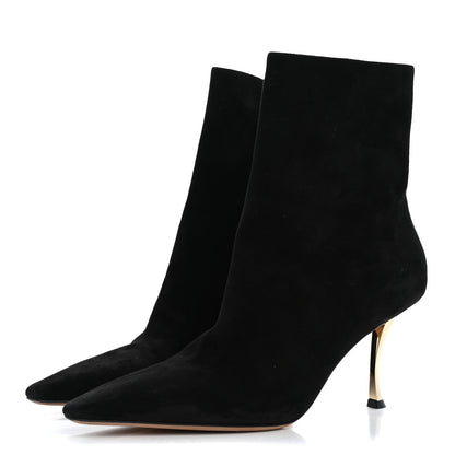Christian Dior Suede D-Fame Ankle Boots 41 Black 4 of 9