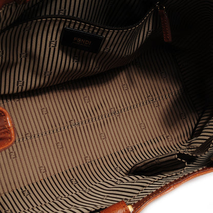 Fendi Vitello Elite Chameleon Shopper Tote Miele 8 of 11