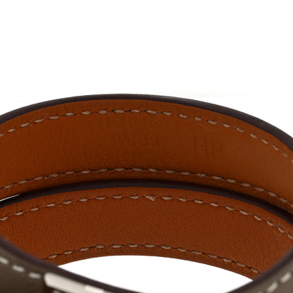Hermes Swift Kelly Double Tour Bracelet T1 Etoupe 4 of 4