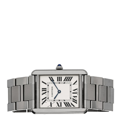 Cartier Stainless Steel 27mm Tank Solo Quartz Watch 2 of 5