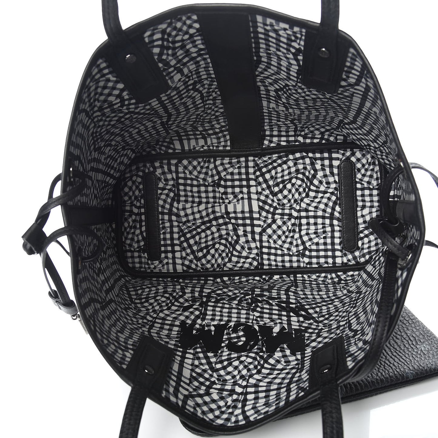 Visetos Medium Liz Reversible Shopper Tote Black