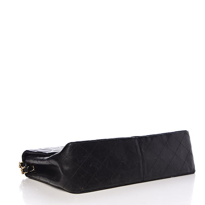 Chanel Lambskin Quilted Jumbo Single Flap Black 4 of 17