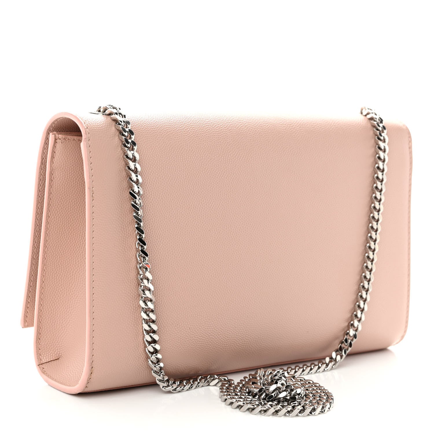 Saint Laurent Grain De Poudre Medium Classic Monogram Kate Tassel Satchel Pale Blush 3 of 11