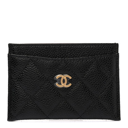 Chanel Caviar Quilted Card Holder Black 1 of 7