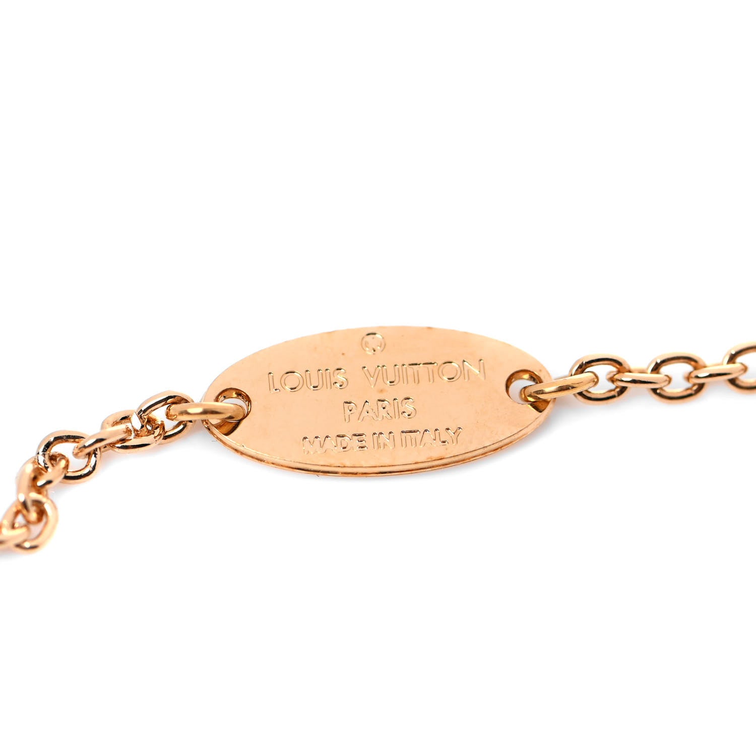 Louis Vuitton Brass Flower Full Bracelet Gold 4 of 4