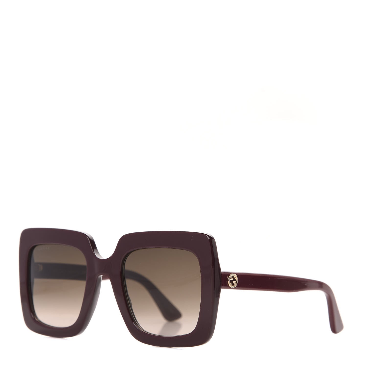 Gucci Acetate Oversize Sunglasses GG0328S Red 1 of 7