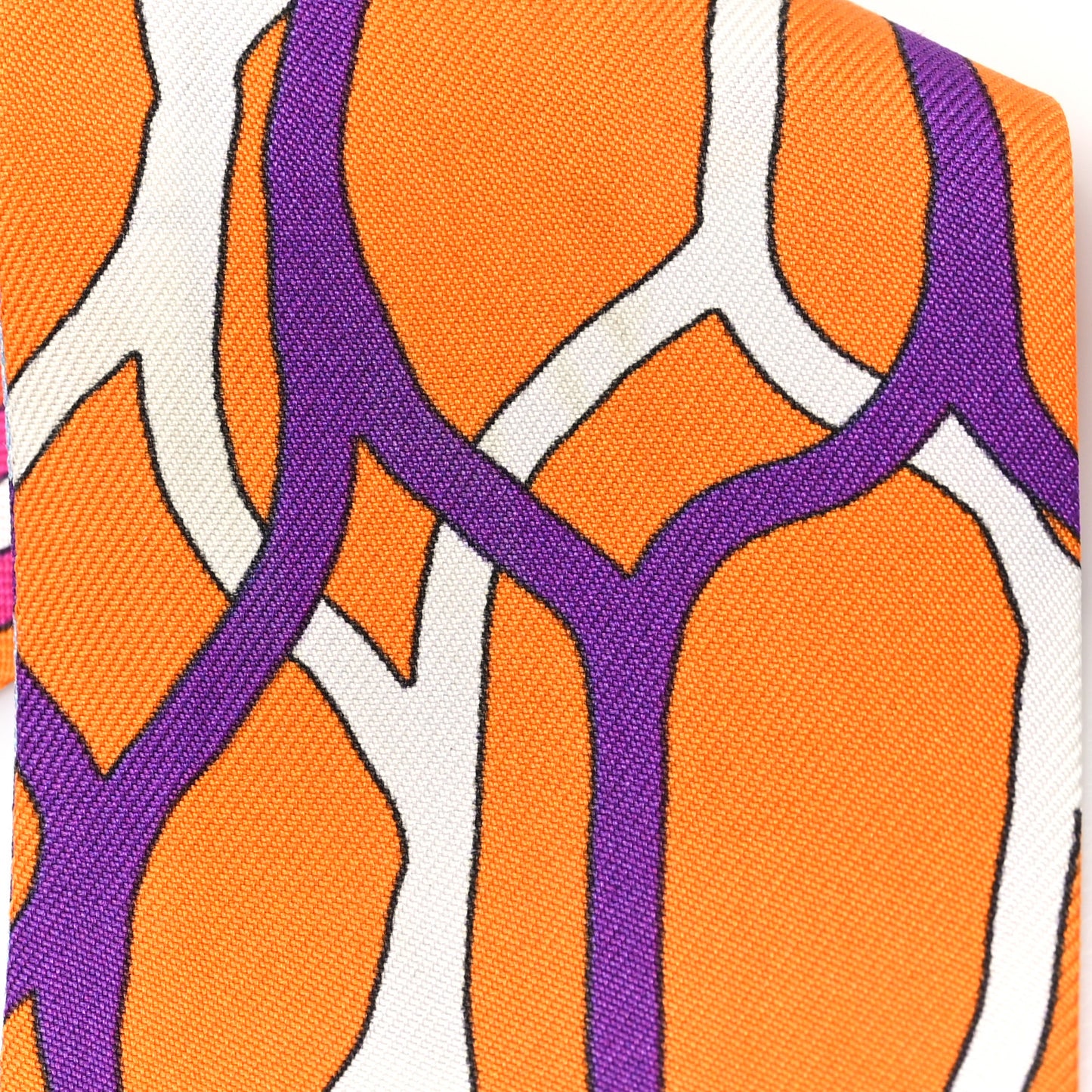 Silk Ballet Aquatique Twilly Rouge Orange Ciel