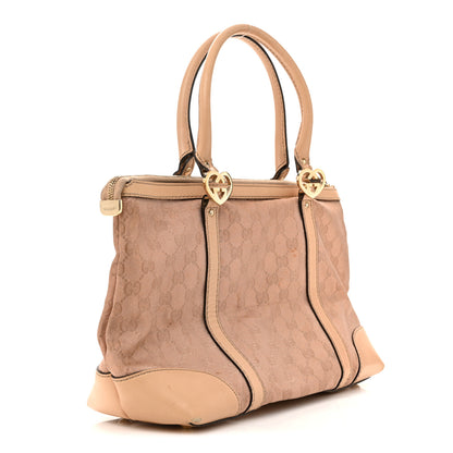 Gucci Metallic Monogram Small Lovely Heart Pink 3 of 15