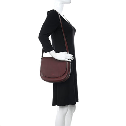 Celine Natural Calfskin Trotteur Messenger Bag Burgundy 2 of 11