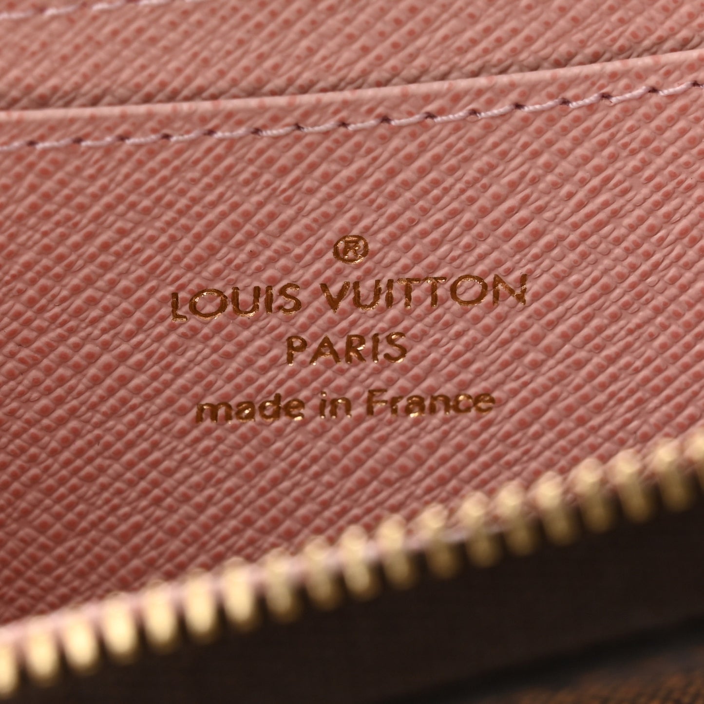 Damier Ebene Zippy Coin Purse Rose Ballerine
