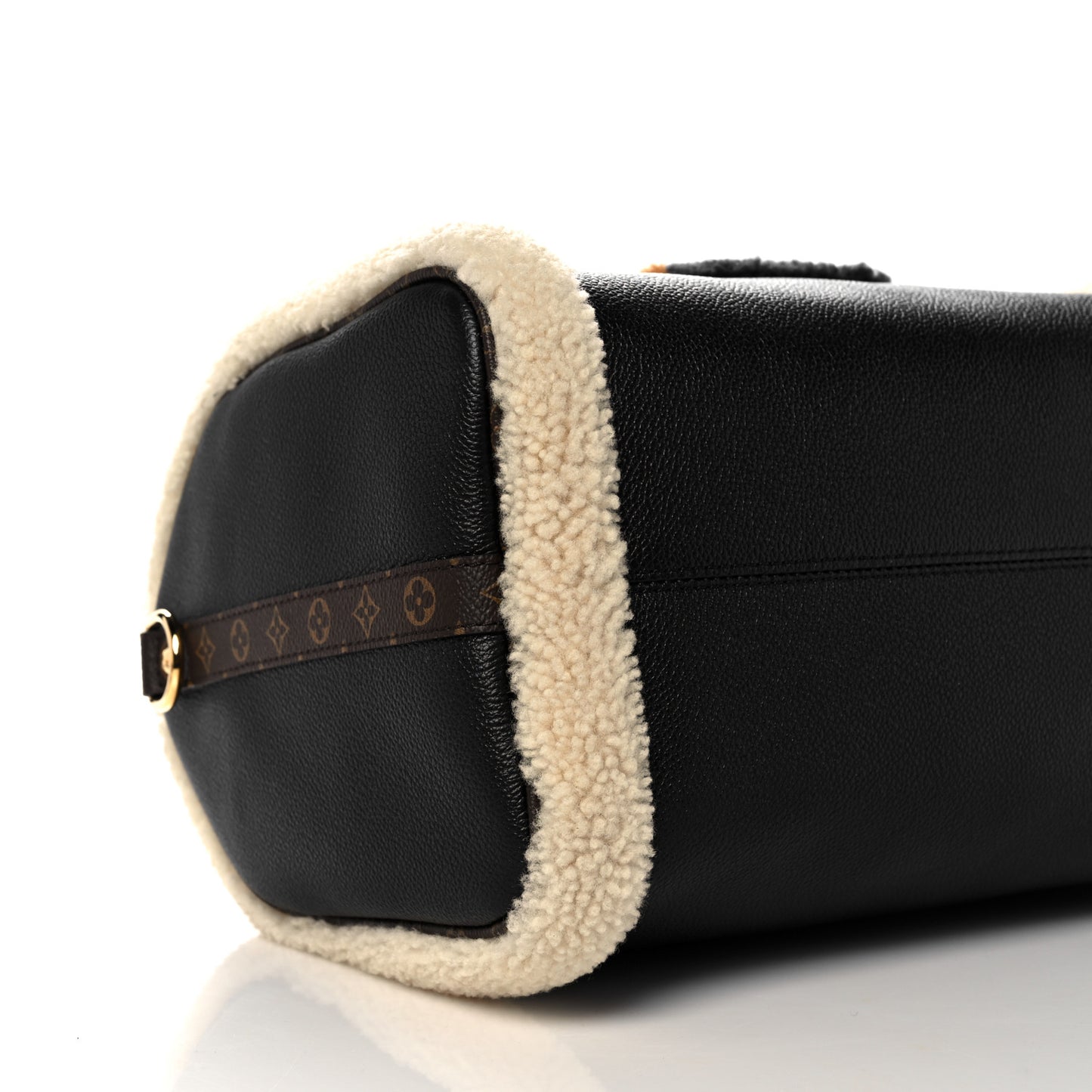 Calfskin Monogram Teddy Speedy Bandouliere 30 Black