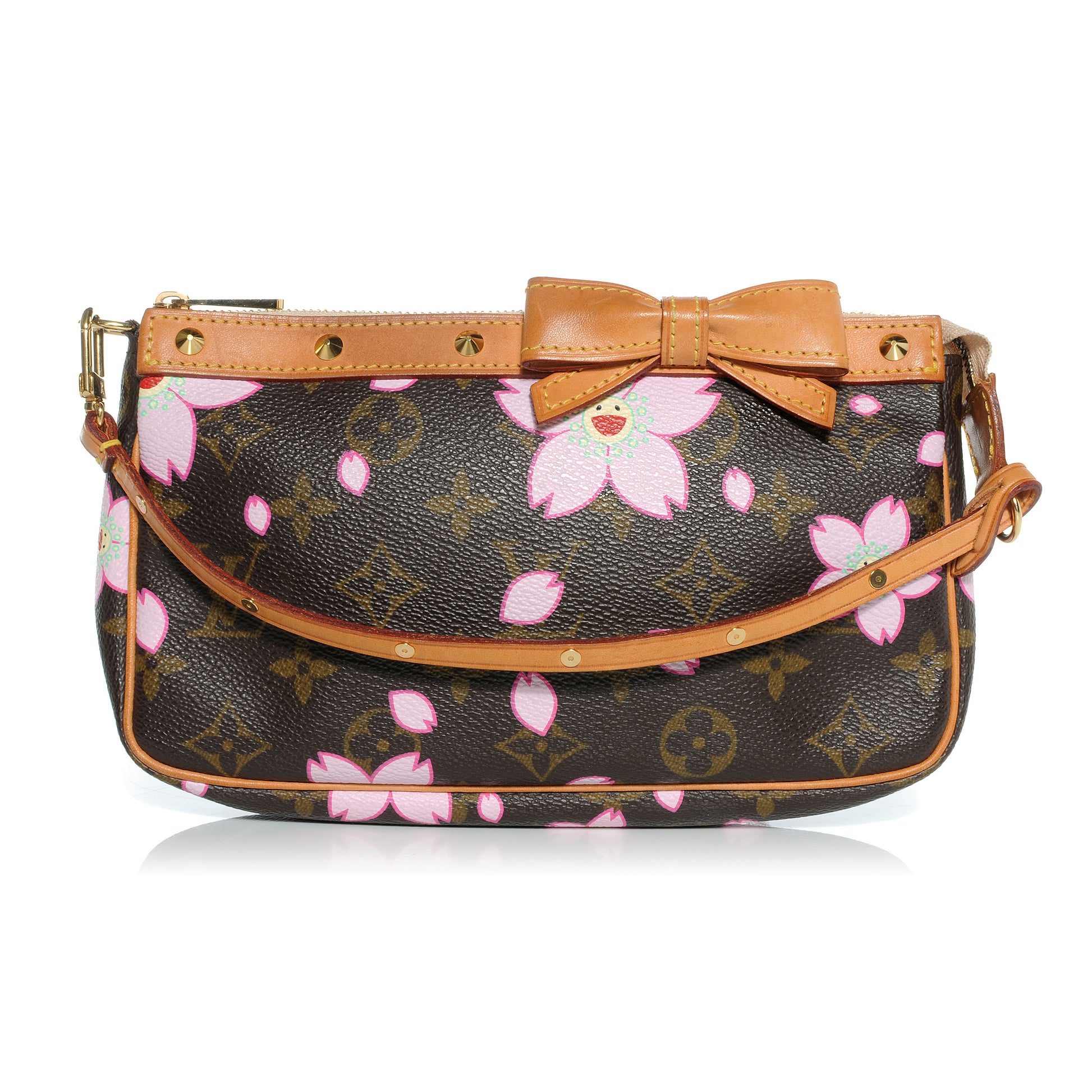 Louis Vuitton Monogram Cherry Blossom Pochette Accessories Brown 1 of 7