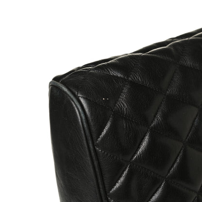 Chanel Lambskin Quilted Shopping Tote Black 11 of 18