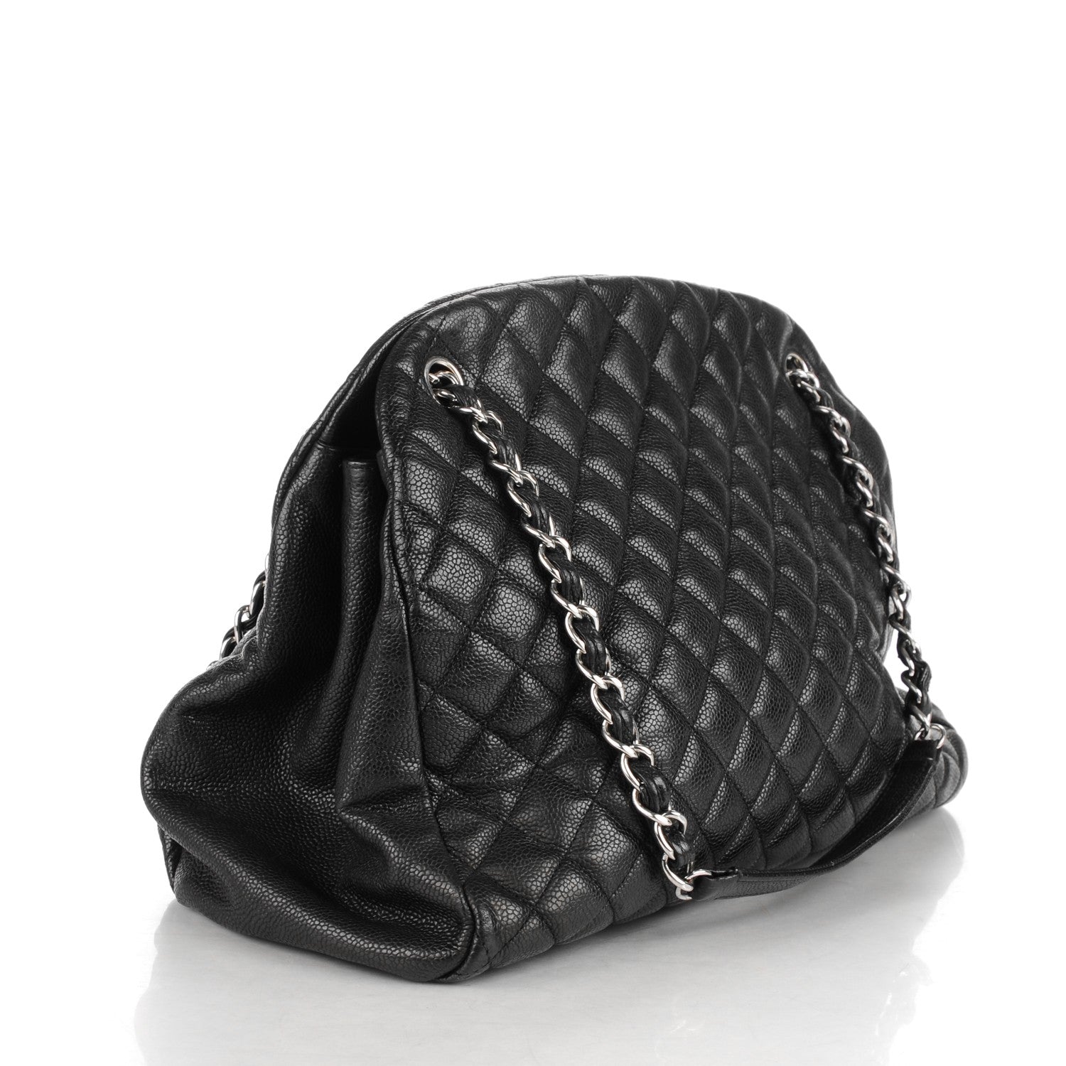 Chanel Caviar Quilted Large Just Mademoiselle Black 3 of 8
