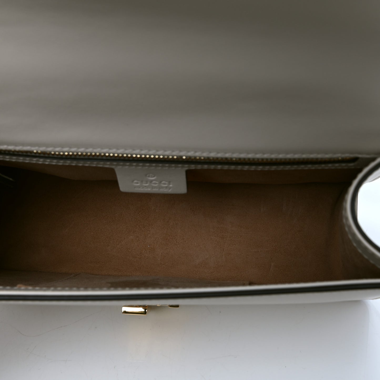 Calfskin Small Sylvie Shoulder Bag Off White