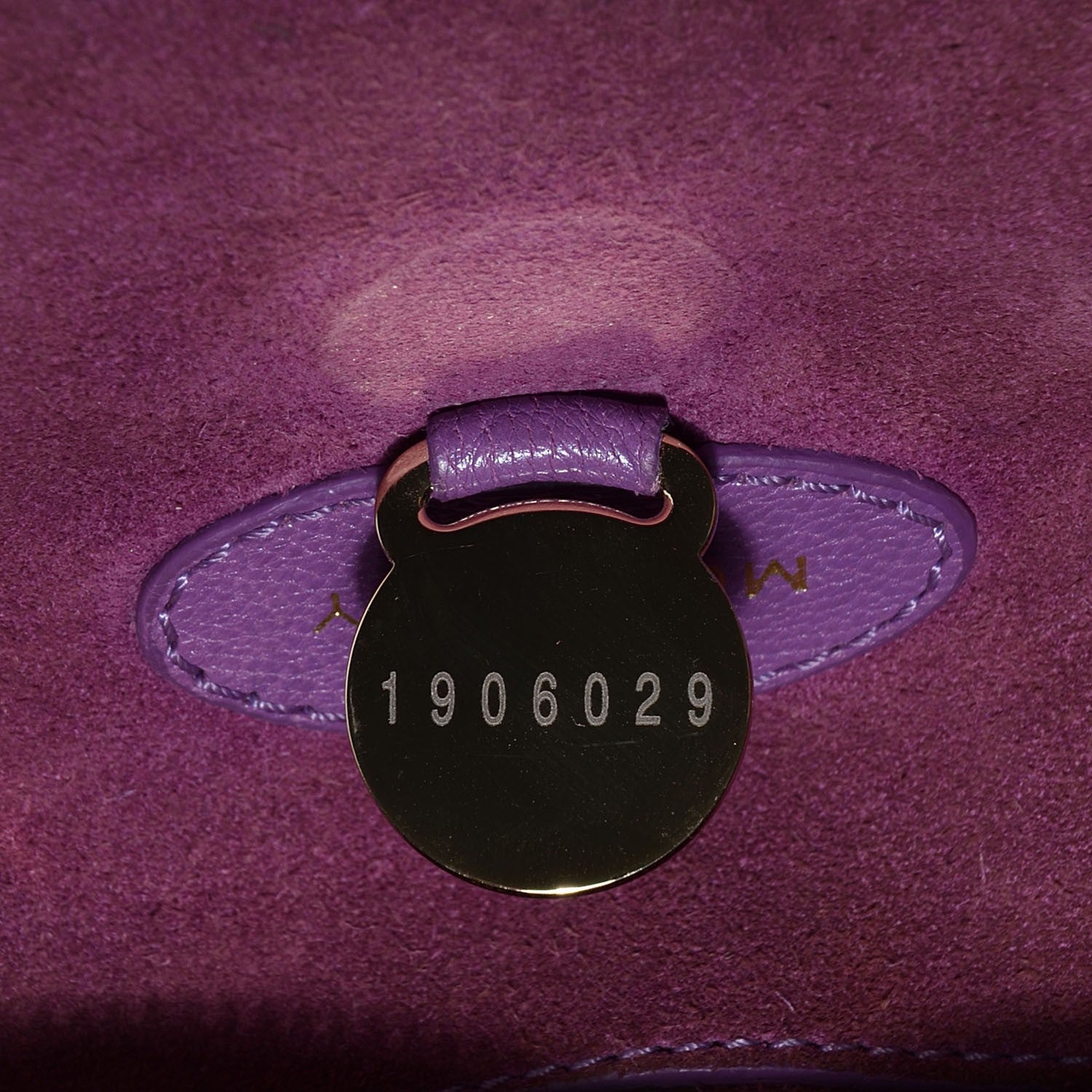 Mulberry Glossy Goatskin Bayswater Heather 10 of 11