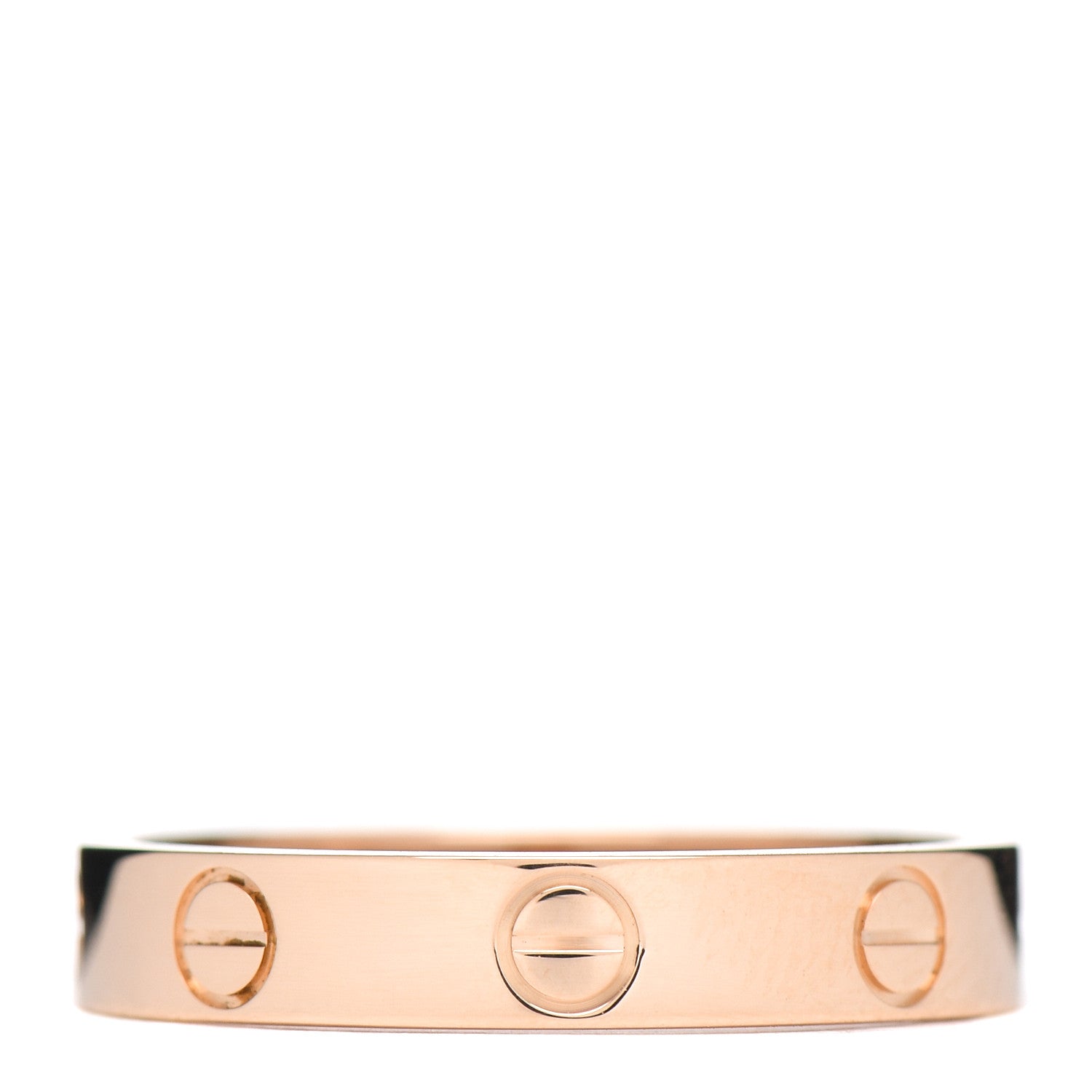 Cartier 18K Pink Gold 3.5mm LOVE Wedding Band Ring 55 7.25 1 of 5