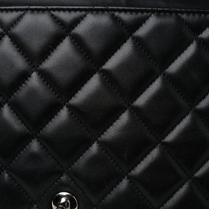 Chanel Lambskin Quilted Jumbo Single Flap Black 11 of 14