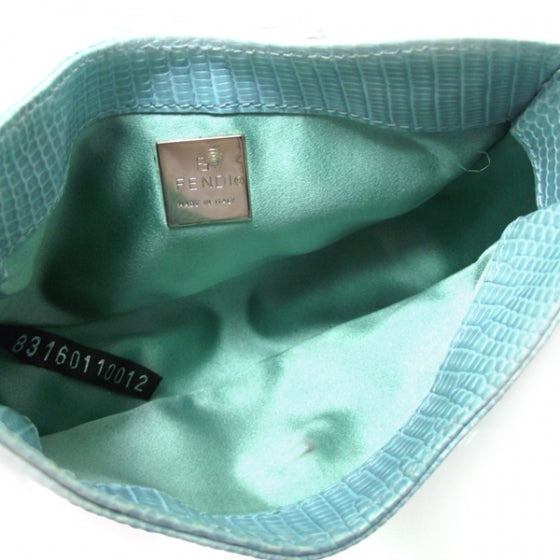 Lizard Snakeskin Flap Mini Handbag