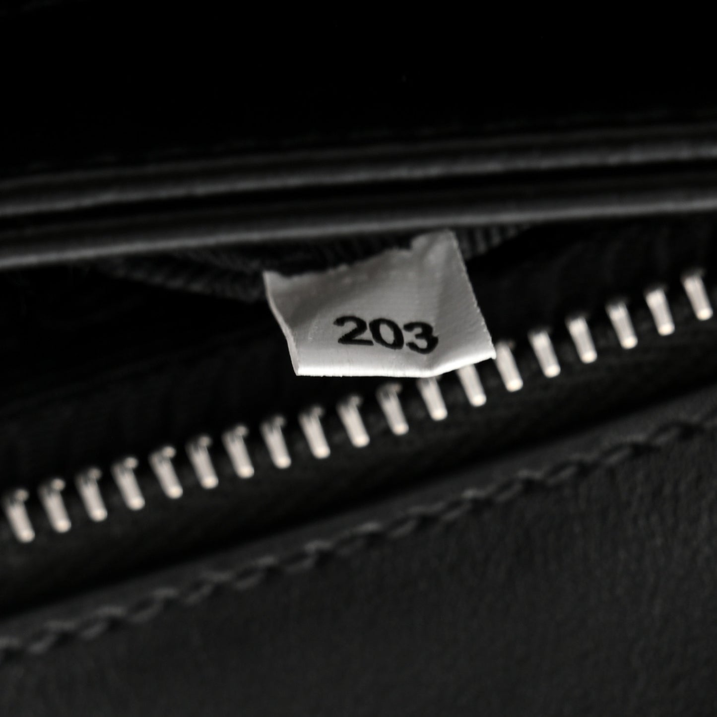 Saffiano Tessuto Nylon Chain Shoulder Bag Black