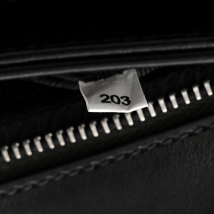 Prada Saffiano Tessuto Nylon Chain Shoulder Bag Black 8 of 11