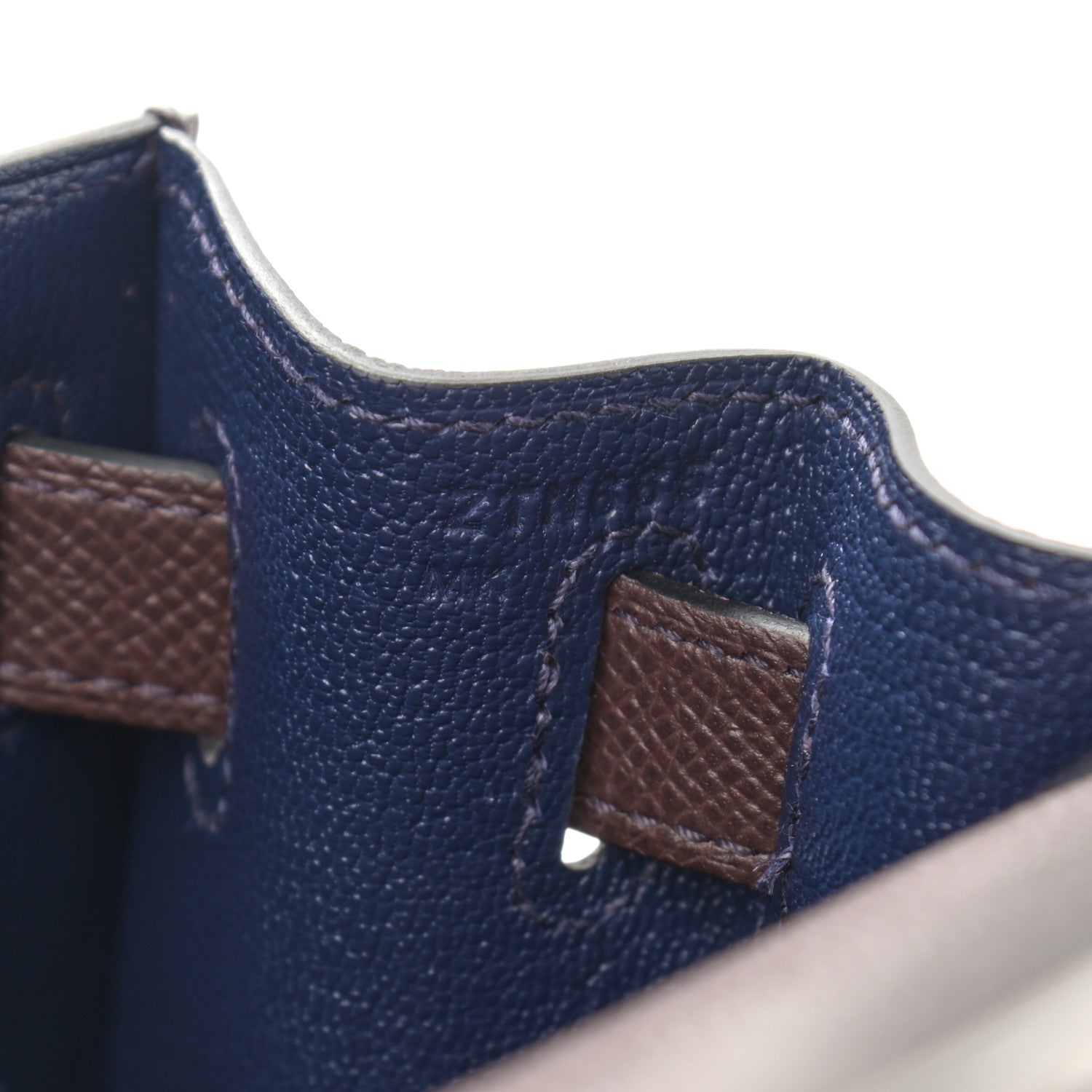 Hermes Epsom Verso Kelly Sellier 28 Rouge Sellier Bleu Saphir 7 of 11