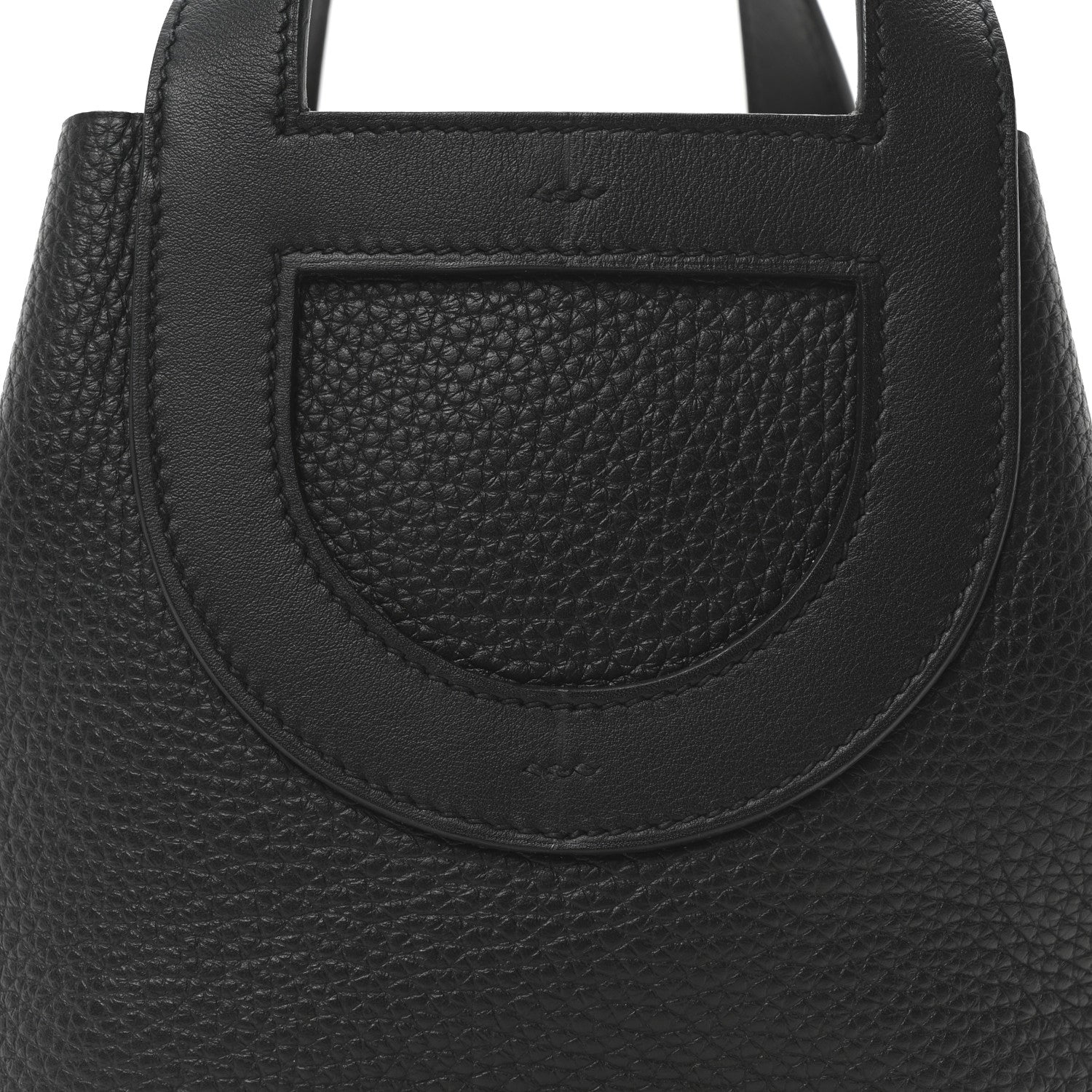Hermes Taurillon Clemence Swift In-The-Loop 18 Bag Black 8 of 10