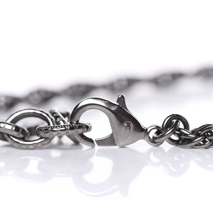 Chanel Ruthenium Pearl CC Short Necklace Dark Grey 5 of 6