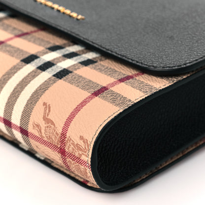 Burberry Haymarket Check Small Loxley Crossbody Black 10 of 10