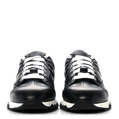 Hermes Calfskin Womens Trail Sneakers 38 Black 2 of 8