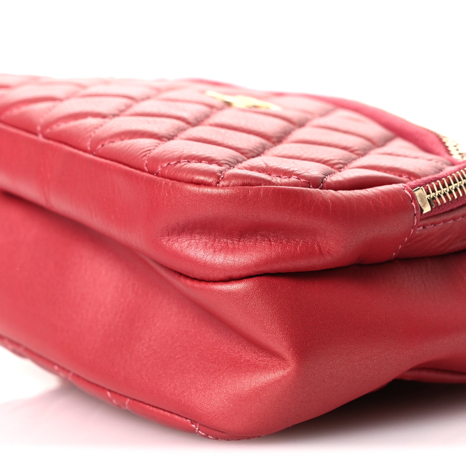 Chanel Calfskin Quilted Day Trips Camera Case Pink 10 of 11